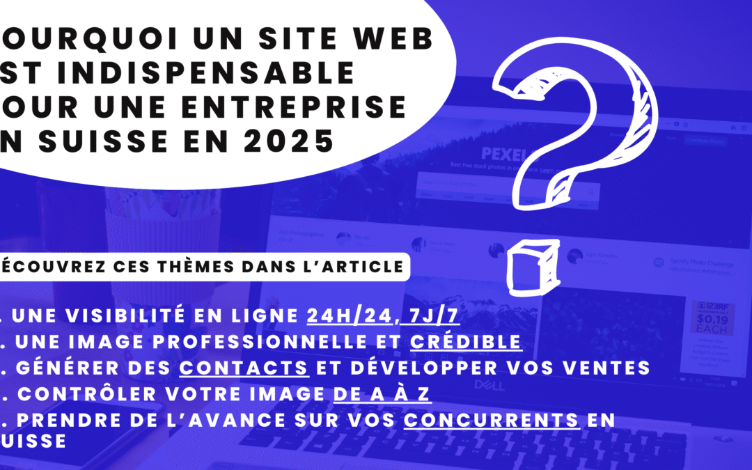 Pourquoi un site web est indispensable pour une entreprise en Suisse en 2025